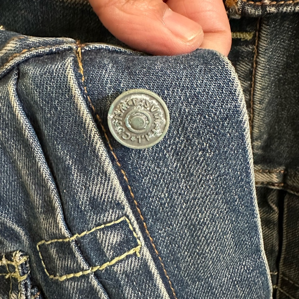 VISVIM 19 101 Denim JACKET DMGD- 1001 - Picture 4 of 8